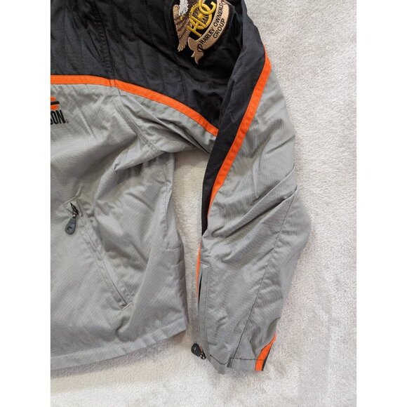 Harley Davidson Bomber Nylon Jacket Size XXL Harley Owners Group Patch RARE - Picture 6 of 16